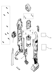 Part Location Diagram of NA123515 DeWALT CHUCK KEYLESS